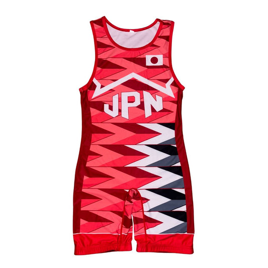 Japan Red International Wrestling Singlet