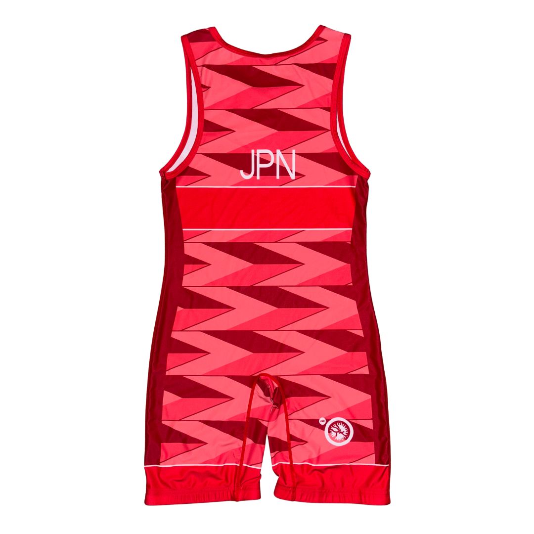 Japan Red International Wrestling Singlet