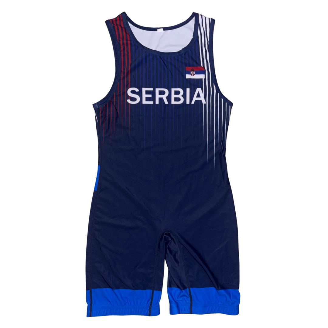 Serbia International Wrestling Singlet