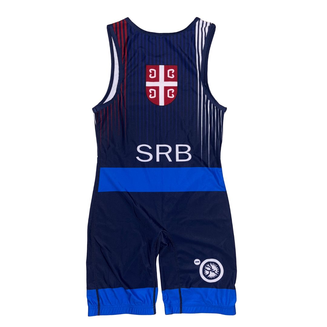 Serbia International Wrestling Singlet