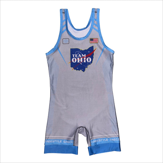Ohio Fargo national team wrestling singlet, front