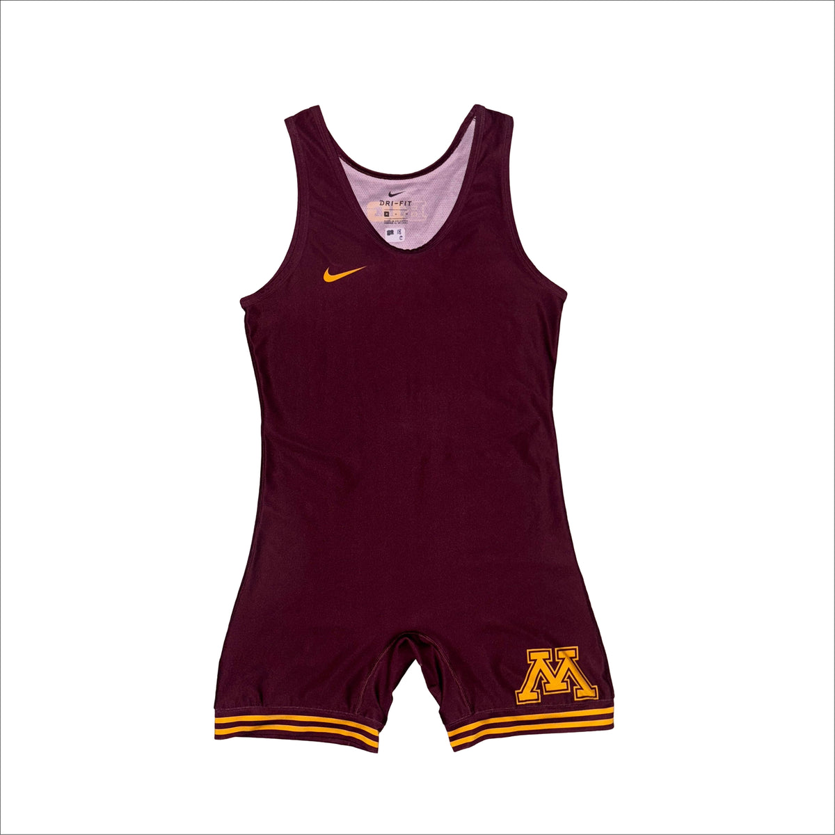 Minnesota team issued wrestling singlet, front