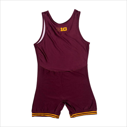 Minnesota team issued wrestling singlet, back