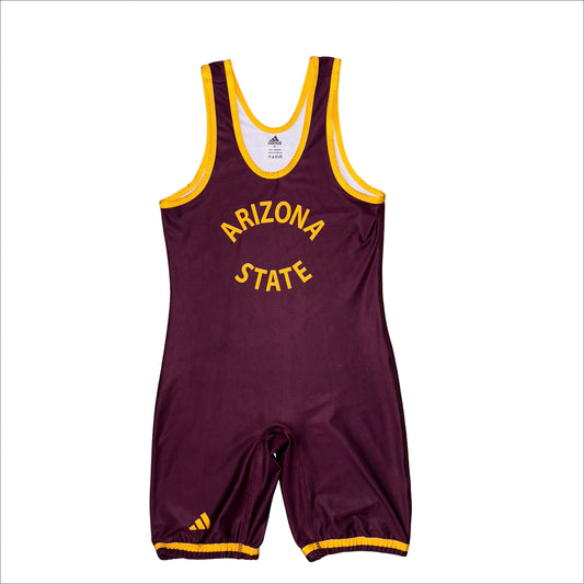 Arizona State team issued wrestling singlet, front