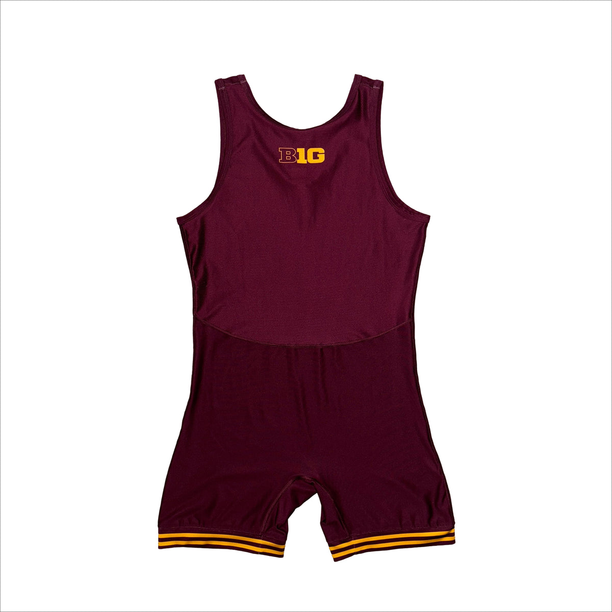 Minnesota team issued wrestling singlet, back