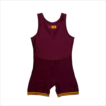 Minnesota team issued wrestling singlet, back